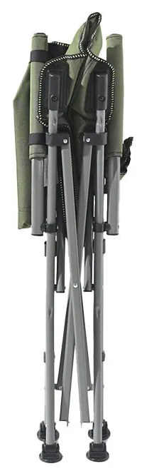 Leziter Comfort Plus karfás horgász szék pohártartóval zöld