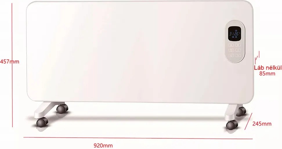 Methana elektromos fűtőtest 1000W/2000W