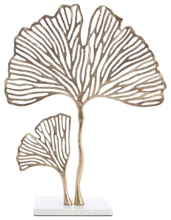 Fém szobor (magasság 48 cm) Leaf – Light & Living