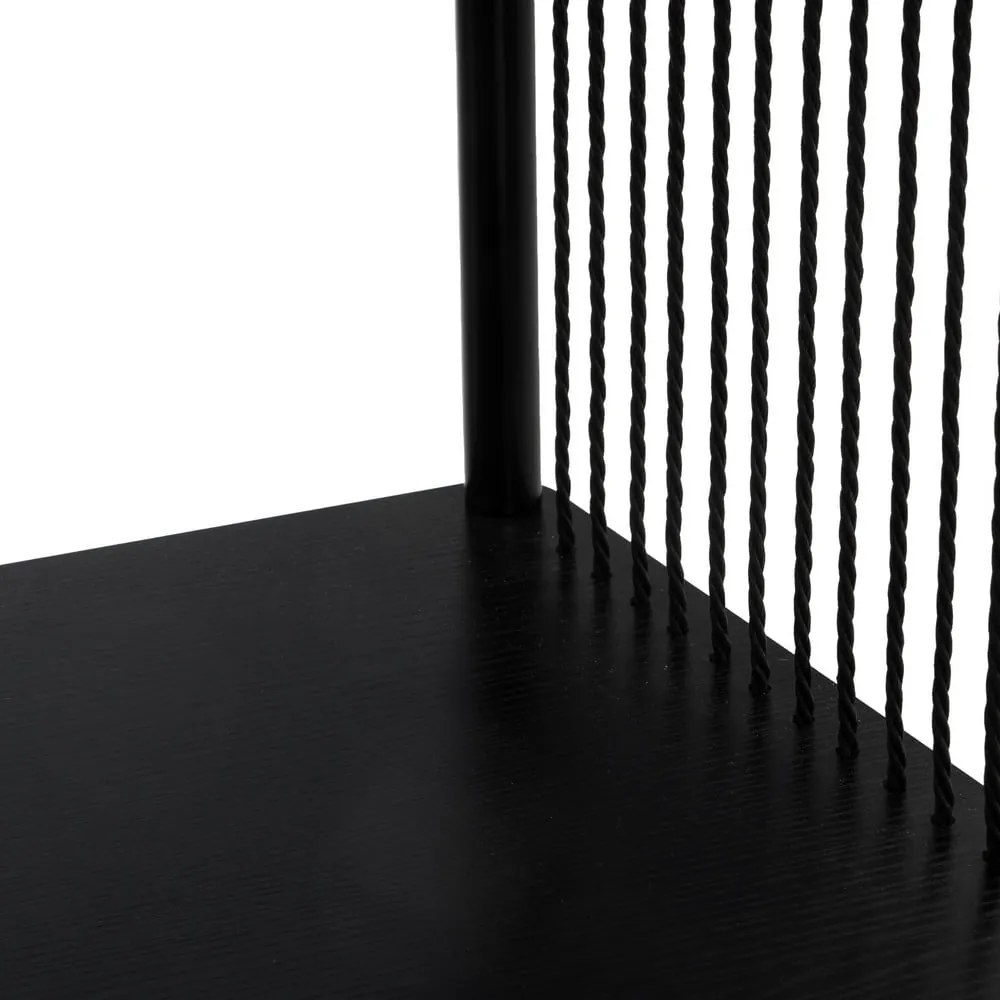 Fekete dohányzóasztal 40x80 cm Manila – Casa Selección