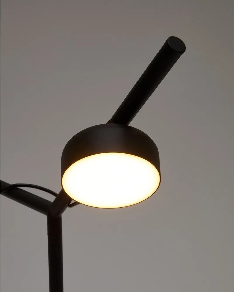 Fekete fém LED dimmelhető asztali lámpa (magasság 61,5 cm) Orey – Kave Home