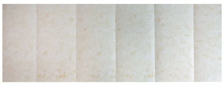 Fali öntapadós panel szett 6 db-os 60x30 cm Cream Onyx – SP TREND
