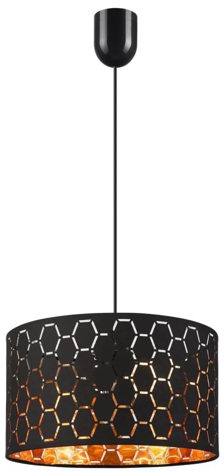 ULLE kábeles függőlámpa 1xE27/15W/230V fekete