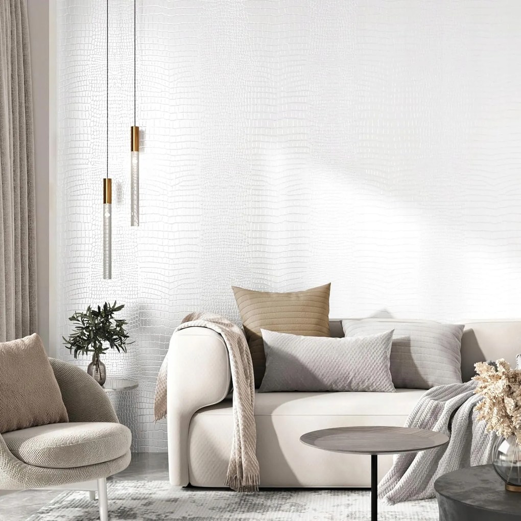 Öntapadós tapéta bútorokhoz falra furnér matt mosható 40x300cm Fehér