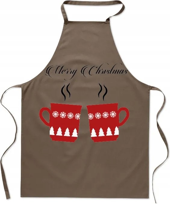 Karácsonyi konyhai kötény Merry Christmas