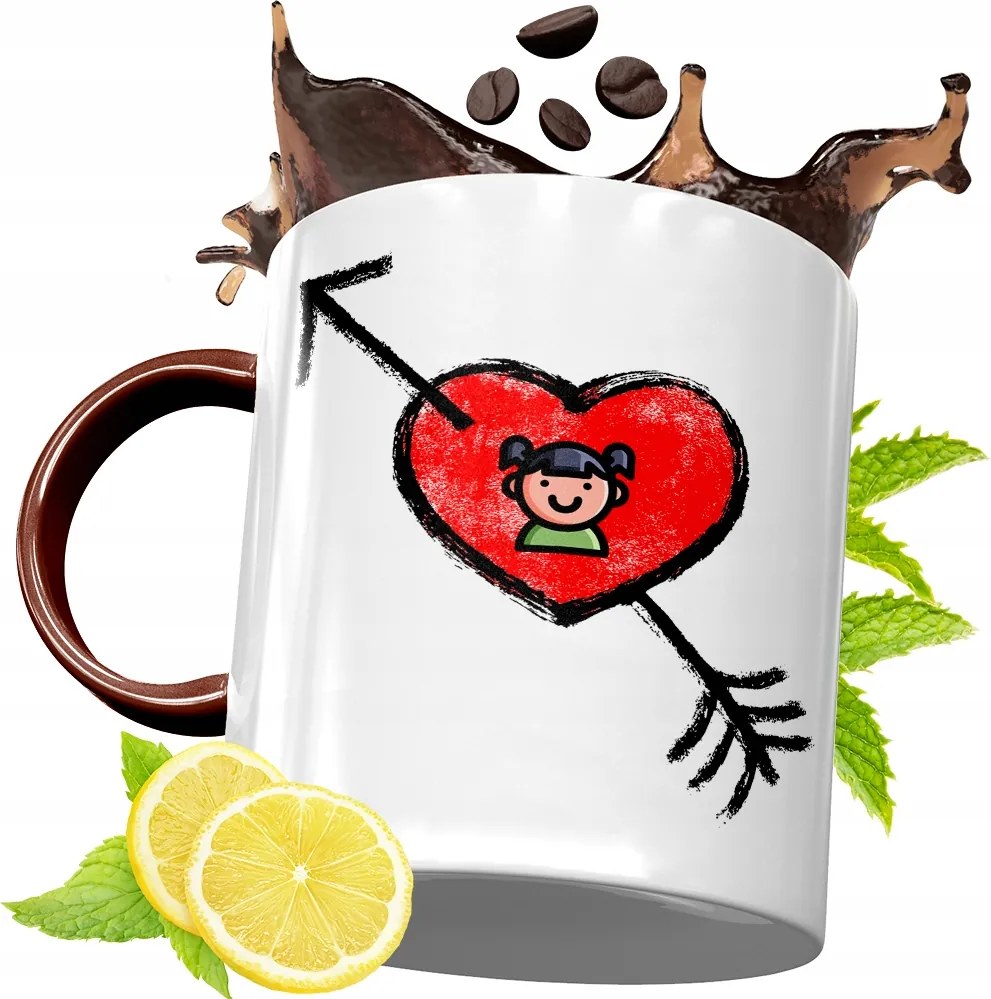 Bordó Bögre Lányának Születésnapi Ajándék fényképes nyomtatással