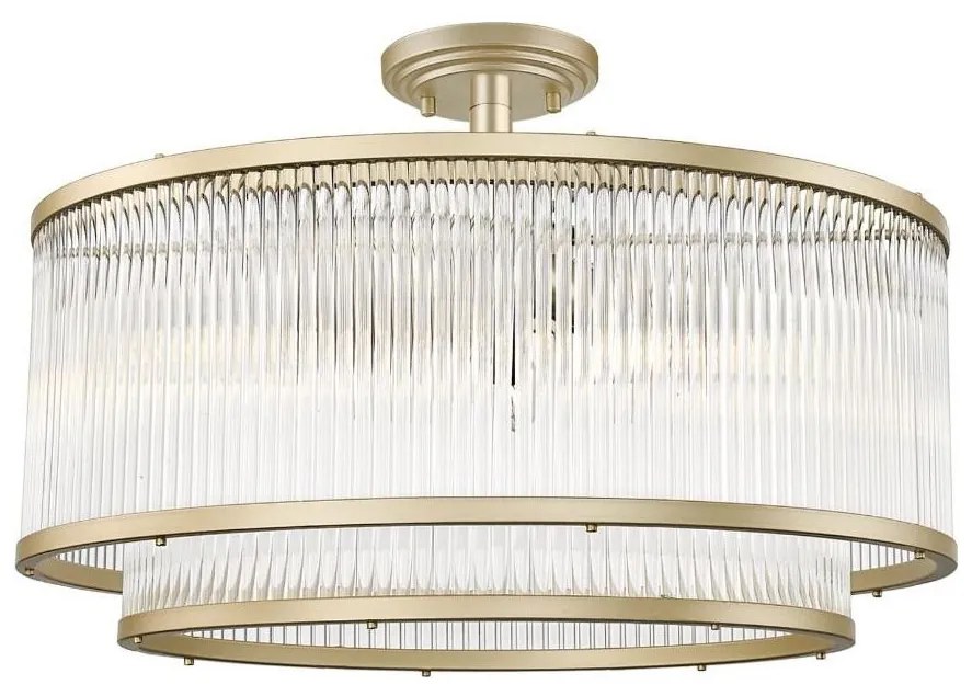 Zuma Line 003064-024606 - Felületre szerelhető csillár SERGIO 6xE14/60W/230V sárgaréz