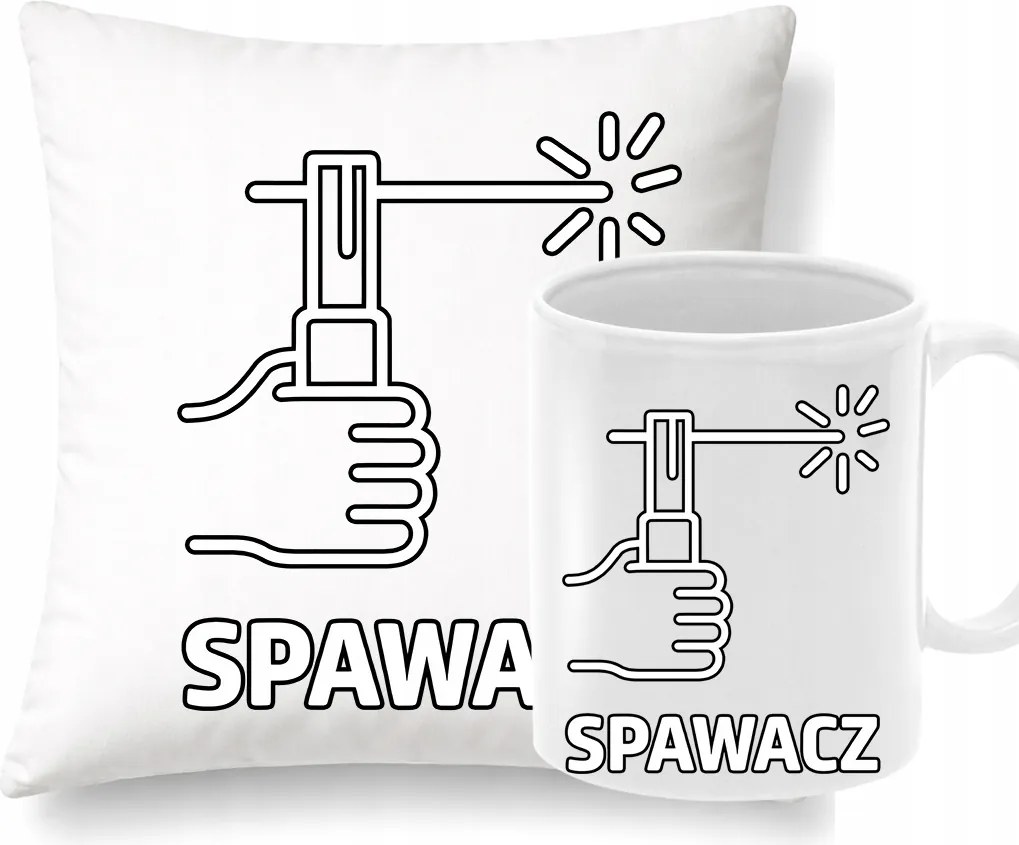 Párna Bögre Hegesztő szett Ajándék Hegesztőnek