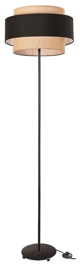 Állólámpa 1xE27/60W/230V bézs színben