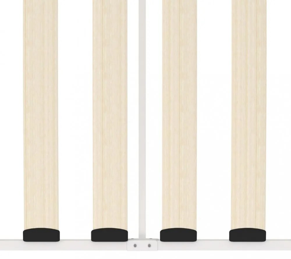 fehér fém kanapéágy-keret 90 x 200 cm