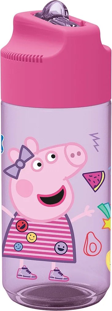 Peppa malac Core Hydro műanyag szívószálas kulacs 430 ml