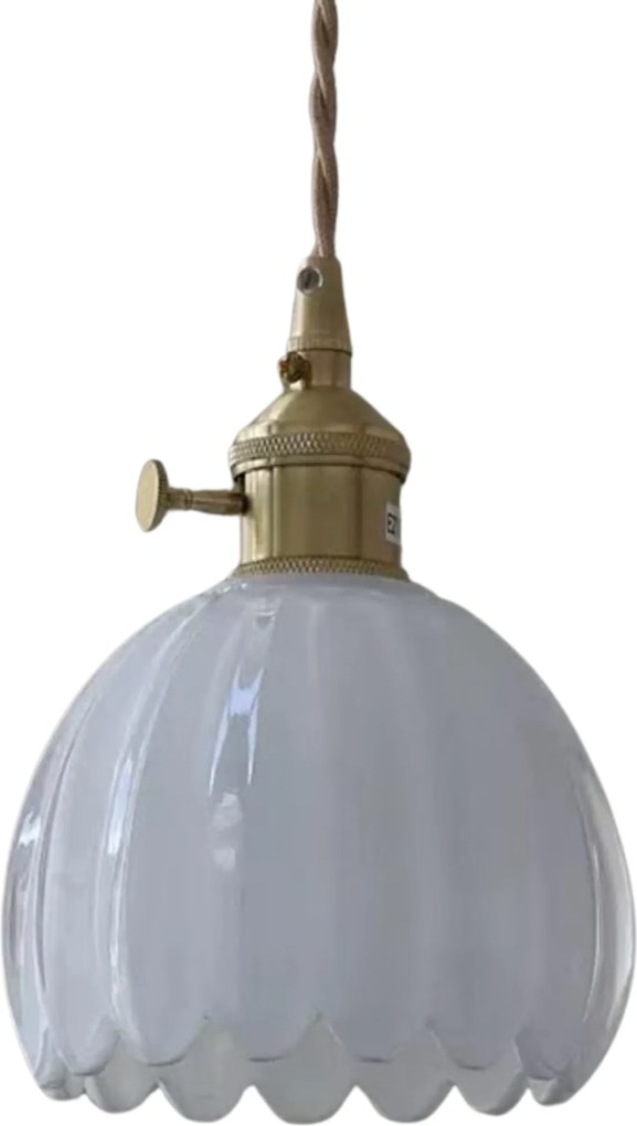 Kristály mennyezeti lámpa fehér lógó üveg modern glamour