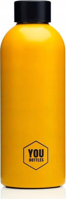 You Bottles kétszínű termosz kulacs 500 ml narancssárga