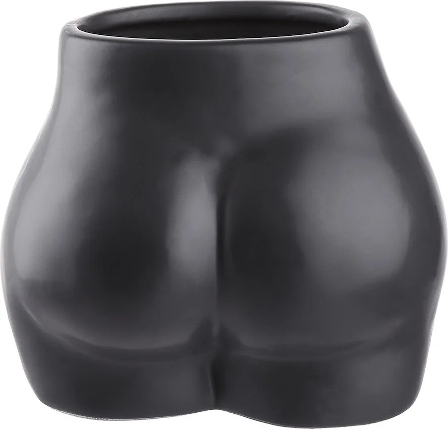 BOODY váza/kaspó 15cm, fekete