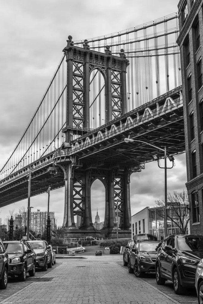 Poszter 30x45cm Híd Manhattanben, Assaf Frank