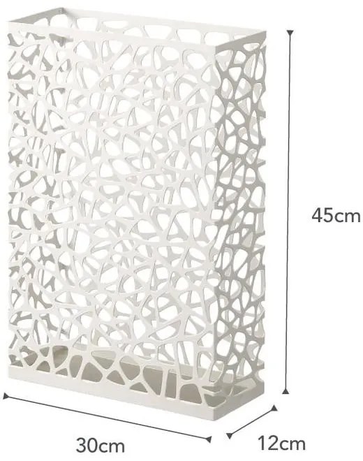 Nest Slim fehér esernyőtartó - YAMAZAKI