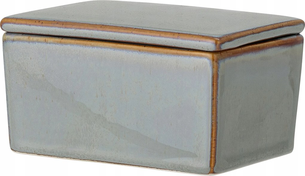 Pixie zöld kő vajtartó 13x7x9 cm Bloomingville