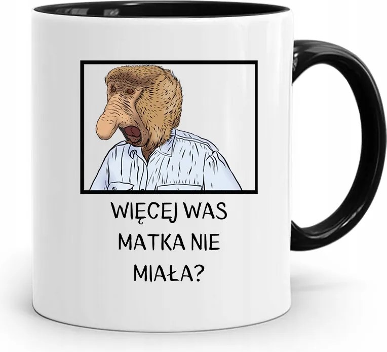 Bögre Fekete Hordozó Janusz Többé Nem Volt Rajtatok fényképes nyomattal