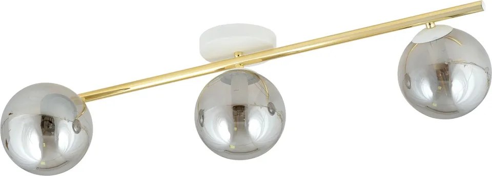 Emibig modern mennyezeti lámpa splendi fehér grafit arany emi1247/3