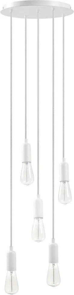 NOVOLUX 717F-G05X1A-01 A TU ESTILO Többágú Függesztett Lámpa Fehér E27 IP20