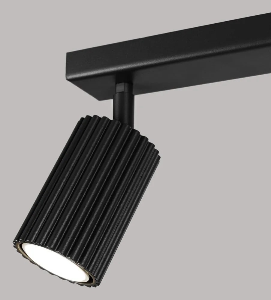 Fekete spotlámpa 6,5x30 cm Gleam – Sollux