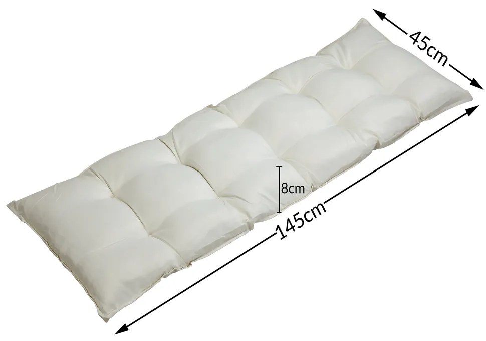 Detex® Pad lavicára 145x45x8 cm - krém