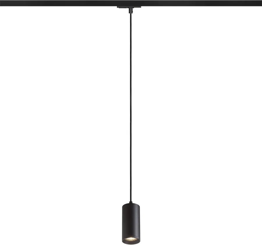 RENDL BELENOS függőlámpa egyáramkörös sínre fekete 230V LED GU10 9W