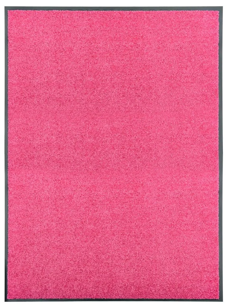 rózsaszín kimosható lábtörlő 90 x 120 cm