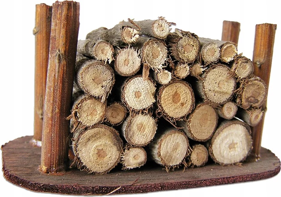 Kerek fa halom- 4,0cm magas 8-12cm-es figurákhoz