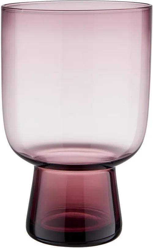SOMBRE üvegpohár, rózsaszín 285ml