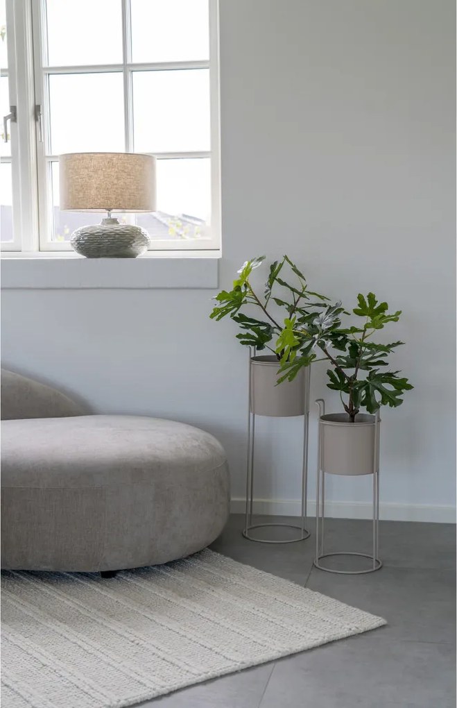 Rabo virágcserép, acél, homok, 2db