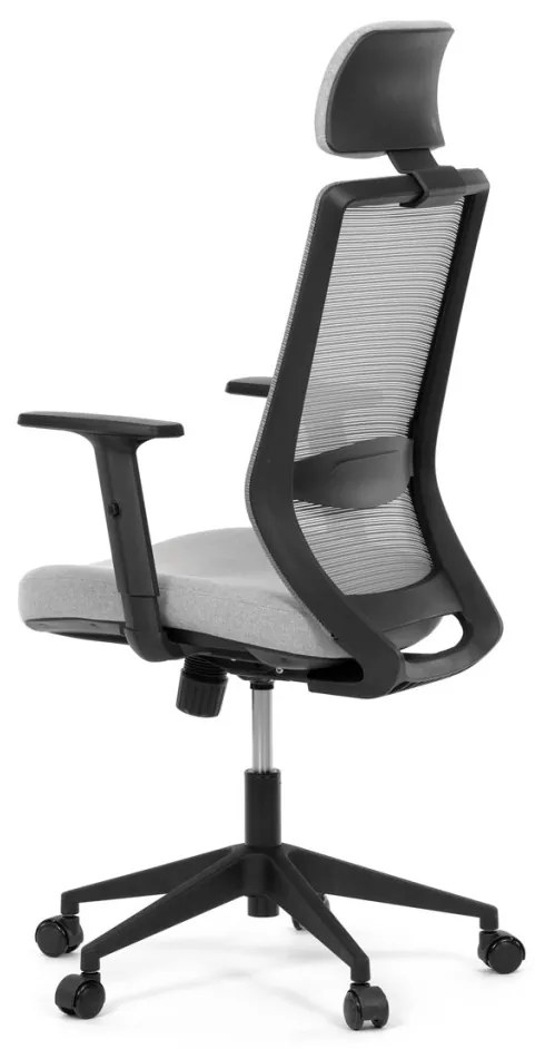 Scaun pivotant de culoare gri cu mecanism sincron. KA-V3329