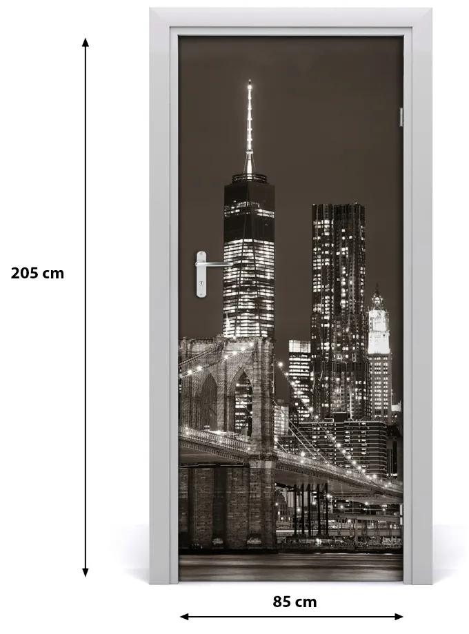 Ajtómatrica Manhattan New York City 85x205 cm