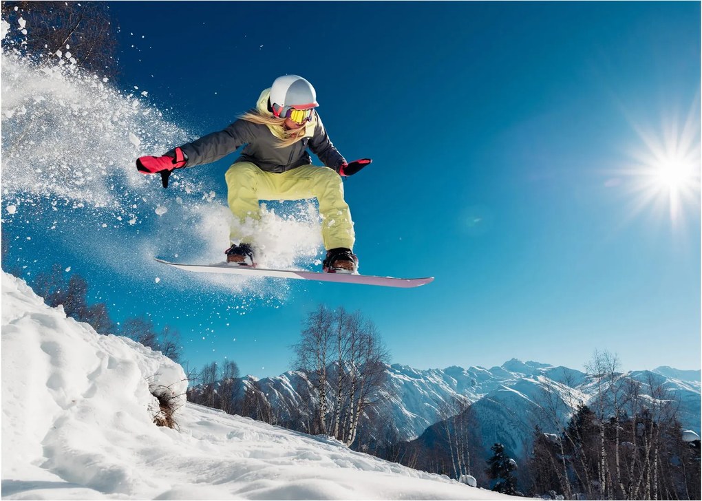 Kép - Snowboardos (70x50 cm)