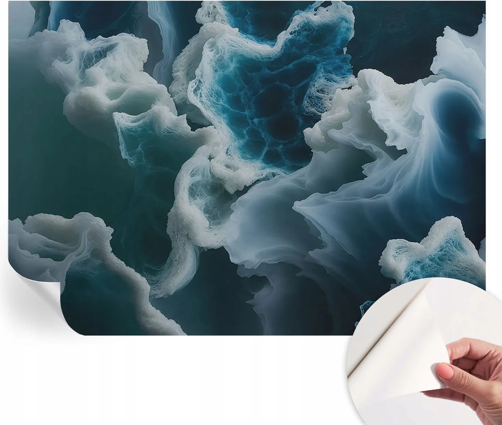 Dekoratív öntapadós fotótapéta Hálószobába Tengeri hullámok 208x146 cm