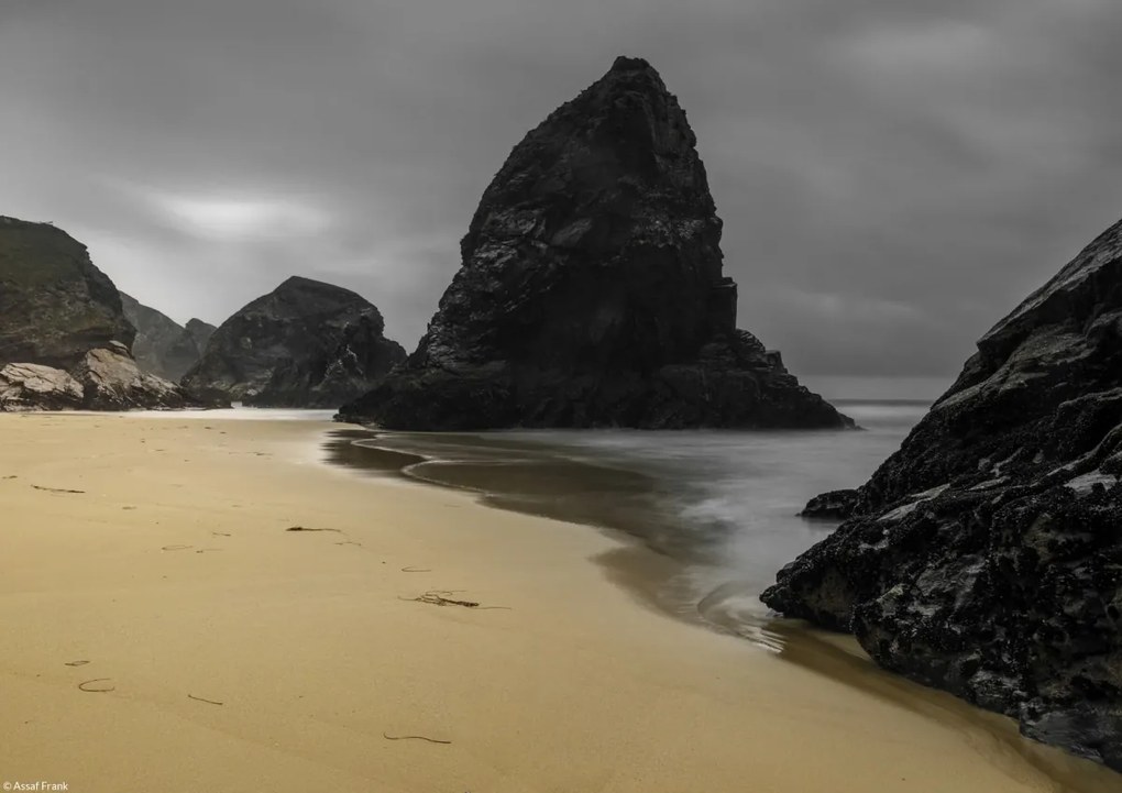 Poszter 29,7x21cm Bedruthan Steps Cornwall tengerpart 2, Assaf Frank