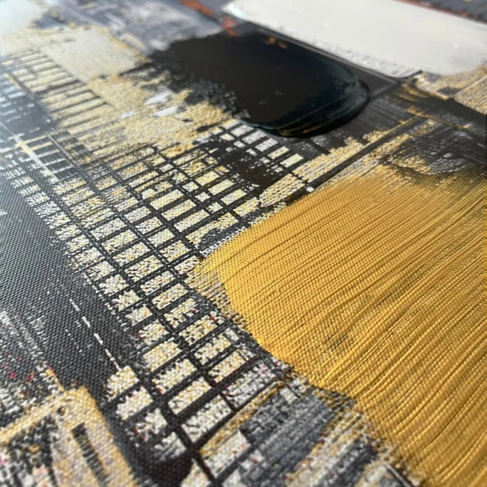 Kép kézzel festett részletekkel 70x100 cm Cityscape – Styler