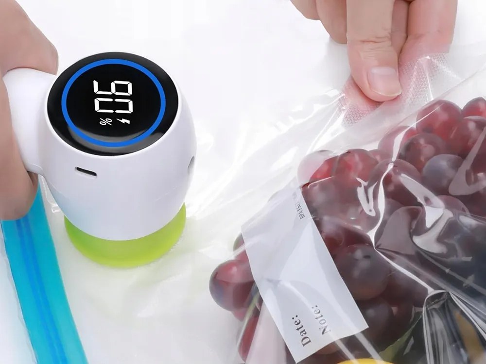 Többfunkciós vákuumpumpa - VERK 27539 - LED kijelzővel + tasakok