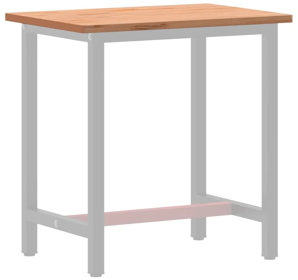 tömör bükkfa íróasztallap 80 x 55 x 2,5 cm