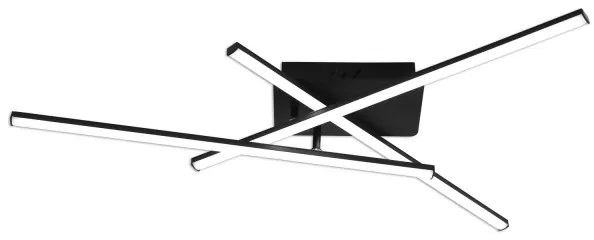 Brilagi - LED mennyezeti lámpatest STRIPES LED/30W/230V fekete