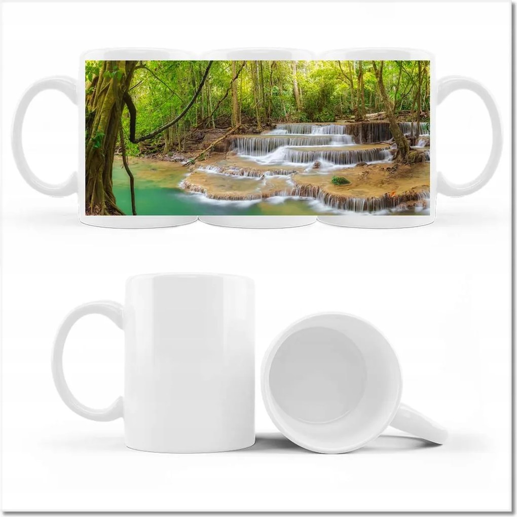 Fotó bögre Tájkép Vízesés