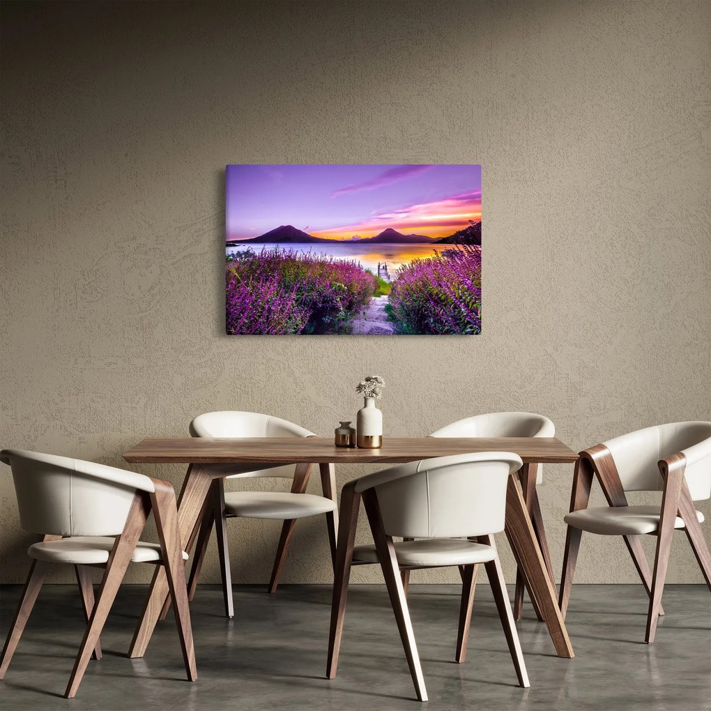 Tó képe (90x60 cm)