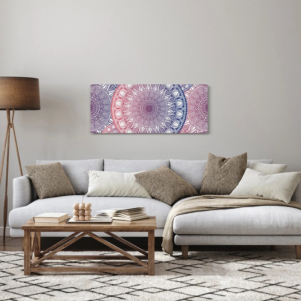 Mandala kép (120x50 cm)