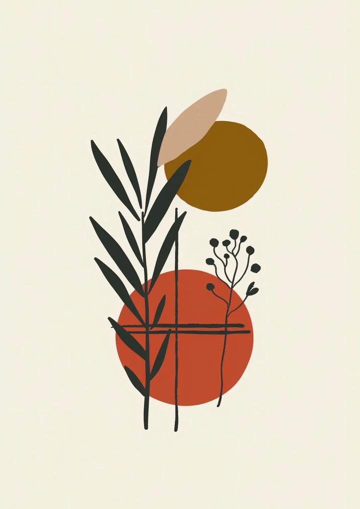 Poszter 21x29,7cm Kontraszt a botanikában