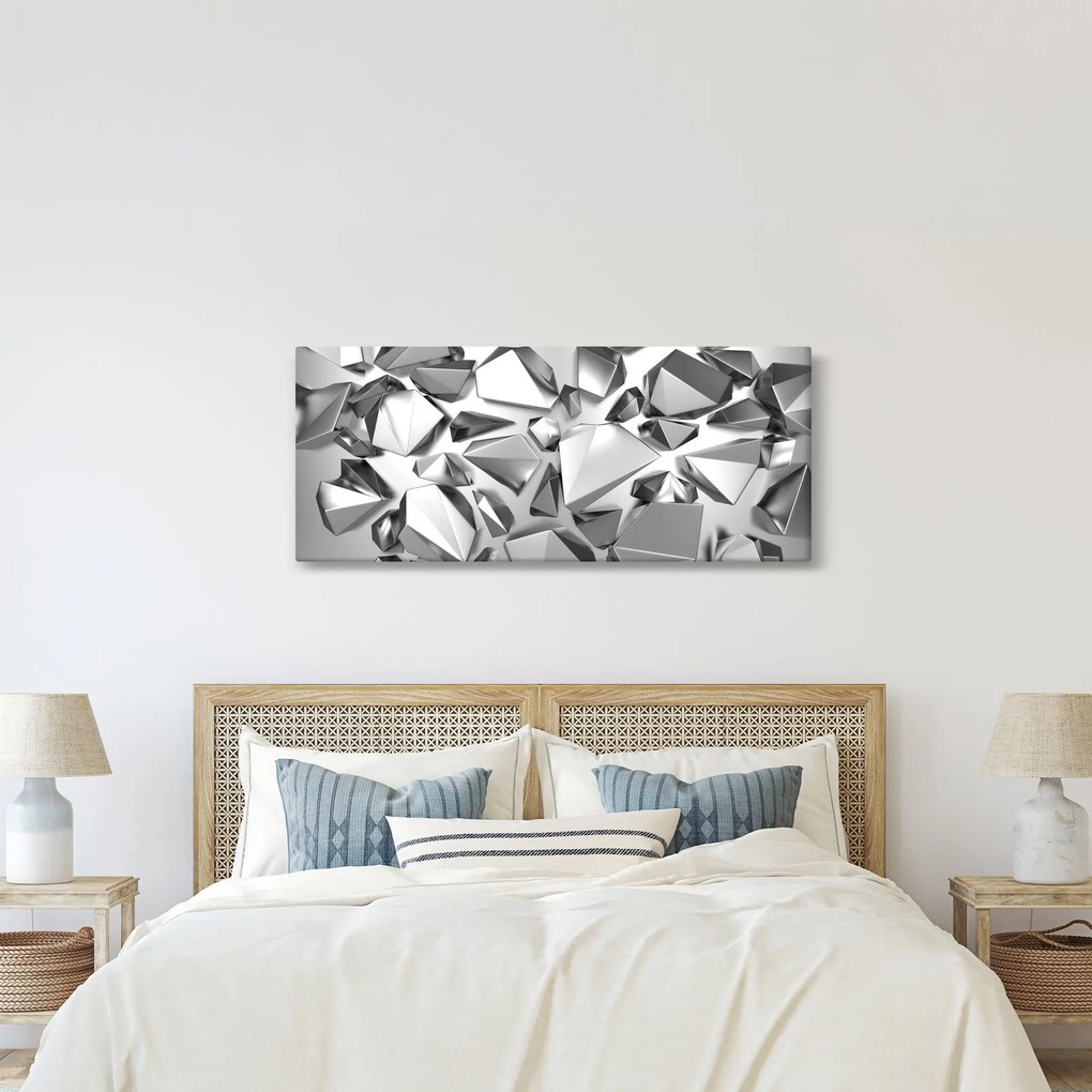A 3D absztrakció képe (120x50 cm)