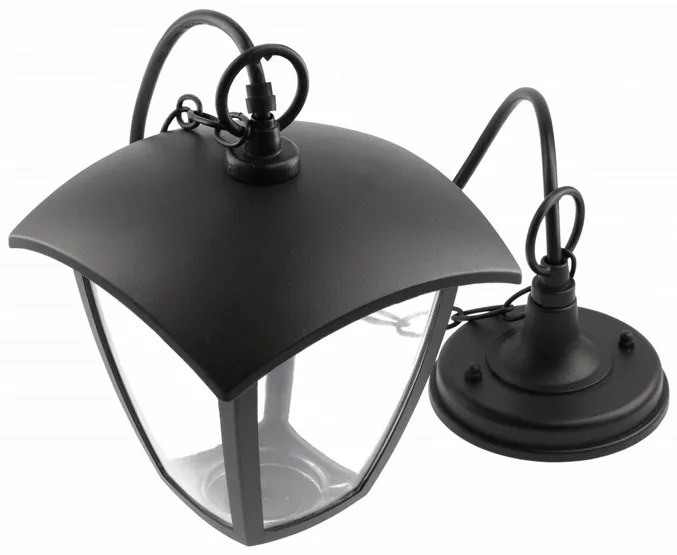 Lámpa Kerti lámpatest MARINA-P, E27, MAX. 20W, IP54, AC220-240V, 50-60Hz, akasztott, fekete