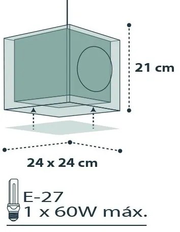 Dalber D-74552 - Gyerek csillár PIRATES 1xE27/60W/230V