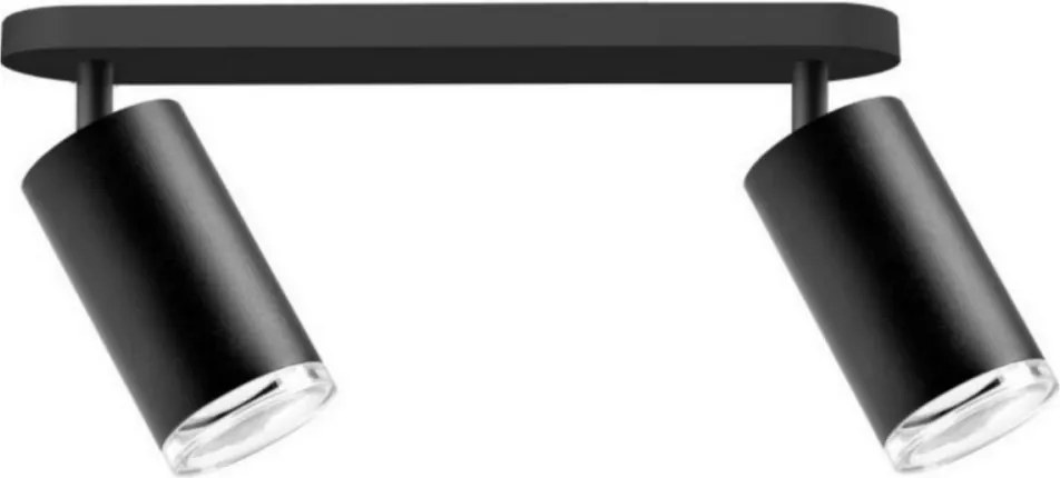 LED RGBW dimmelhető fürdőszobai spotlámpa TURYN 2xGU10/6W/230V IP44 fekete