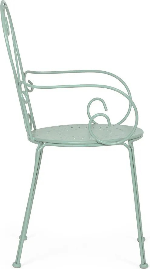 Mentazöld fém kerti szék Etienne – Bizzotto