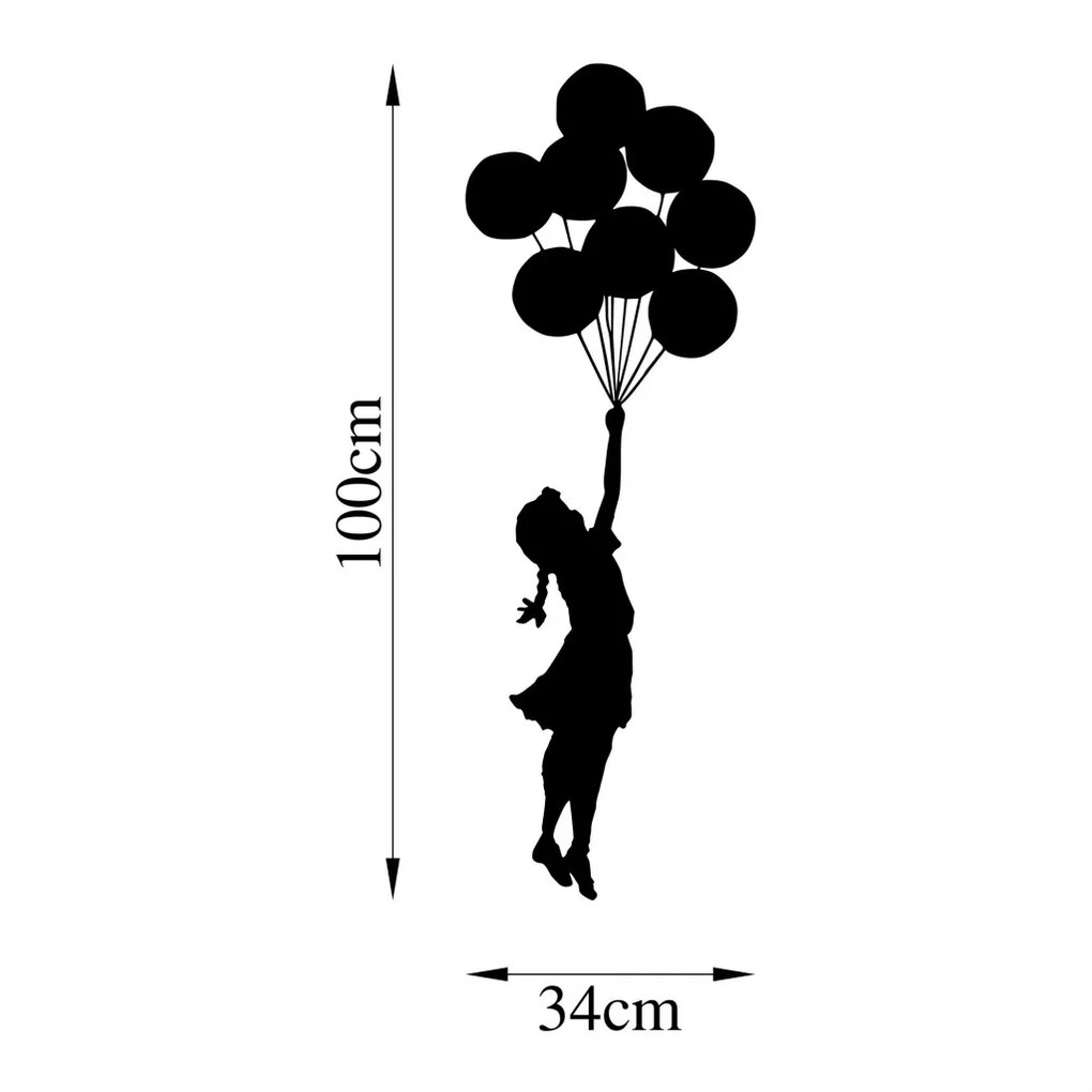 Banksy fém faldekoráció - 12